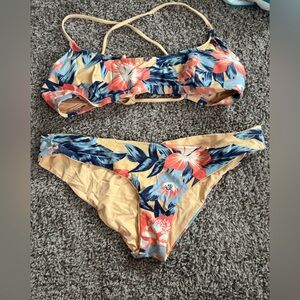 Rip curl bikini top and bottoms